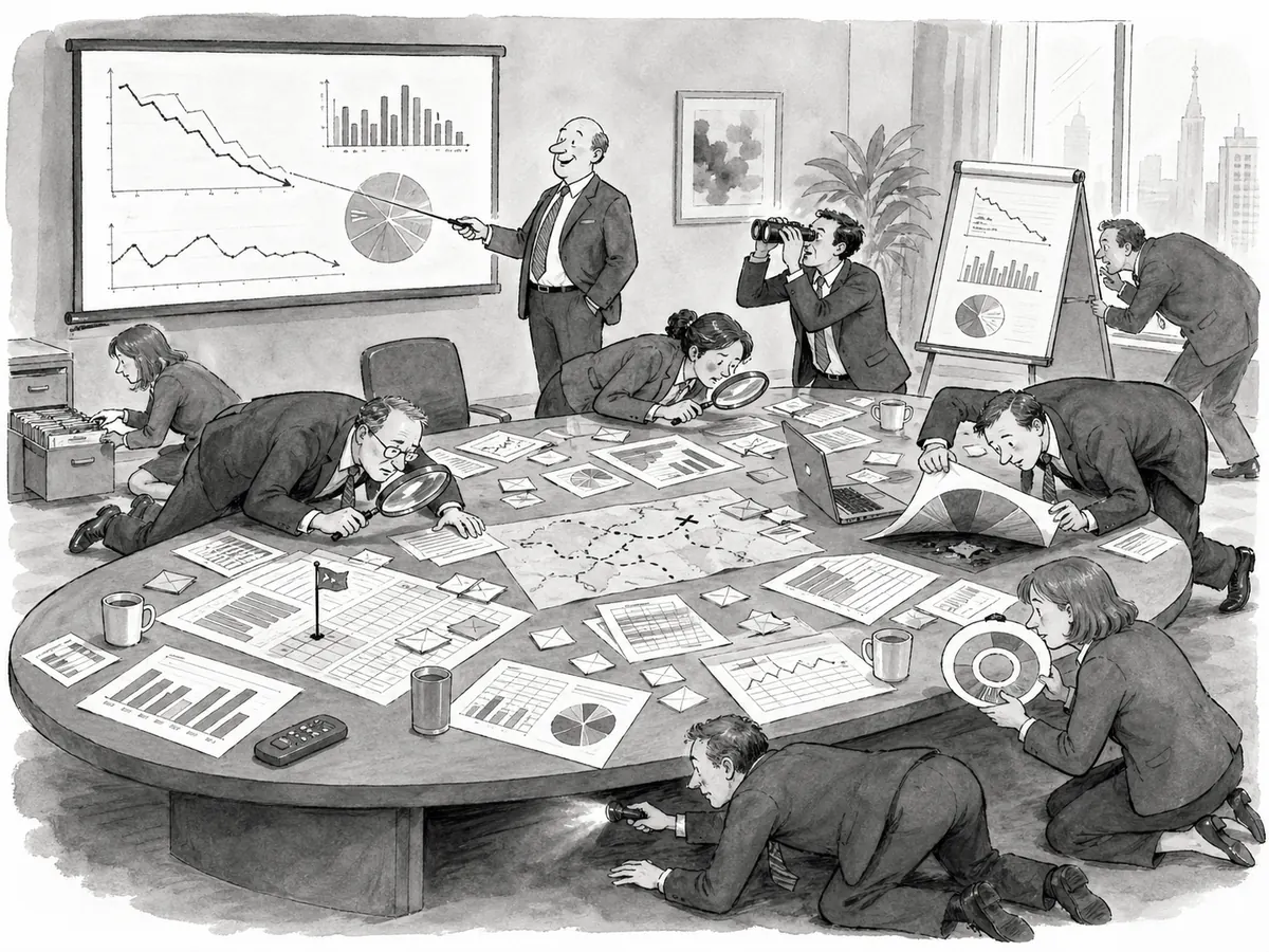 The KPI is a Scavenger Hunt, a BizHacker.io cartoon
